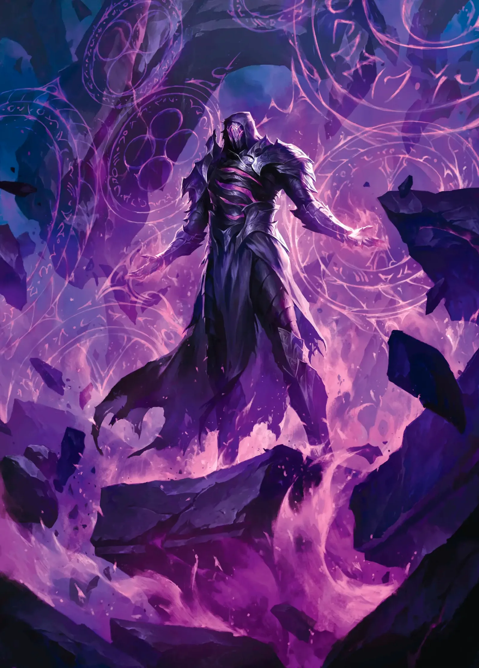 Viserai stands, imposing and surrounded by runechants